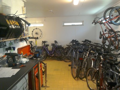 Cycle servicing and repairs at Exe Trail Cycle Hire